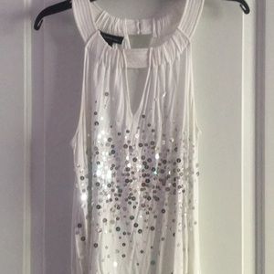 White INC halter top